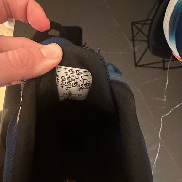 Brooks Glycerin 21 sneakers in Blue Opal, size 11.5 - Picture 3 of 5